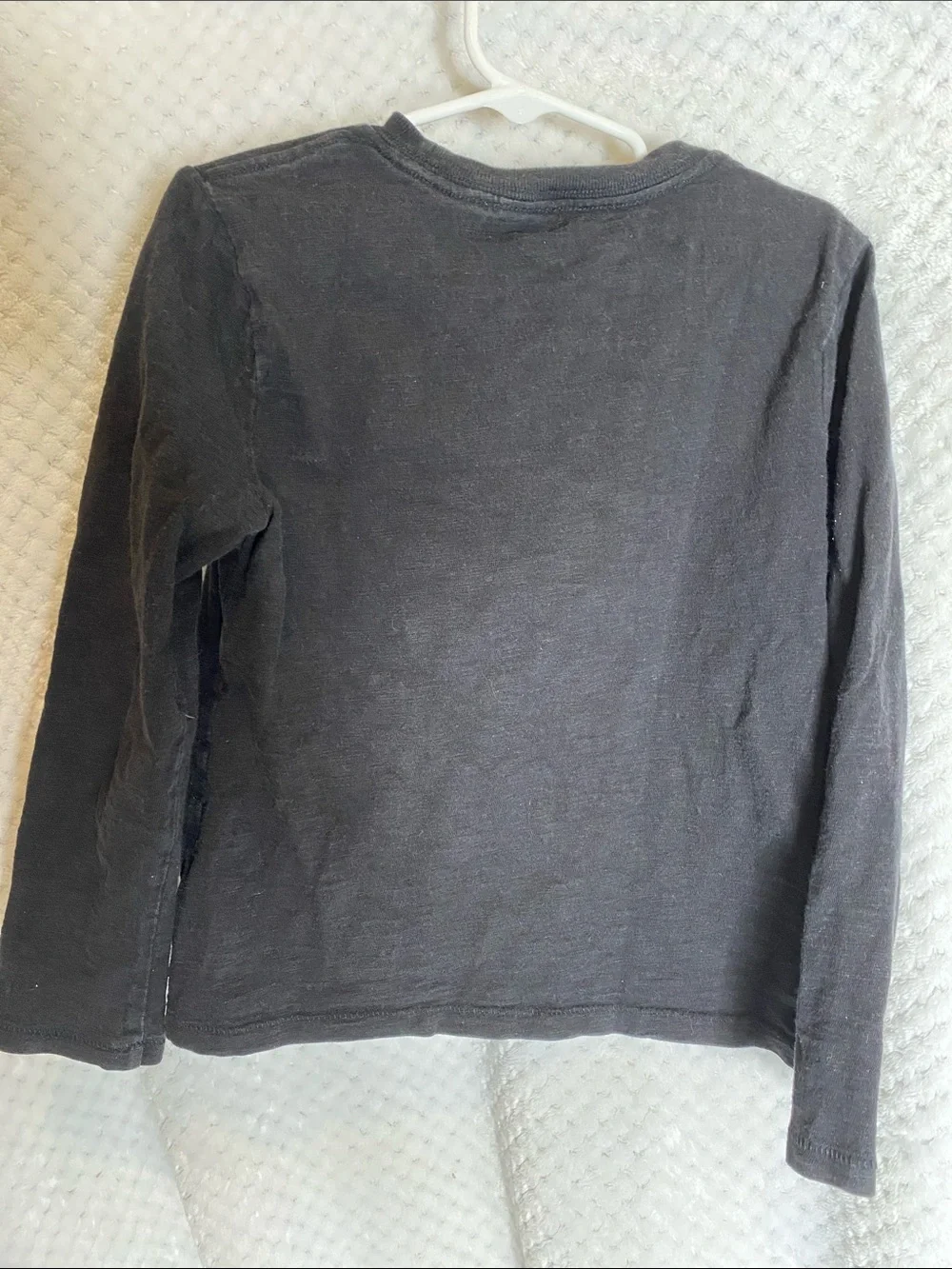 GAP Black Long Sleeve Tee with Mint Space Graphic